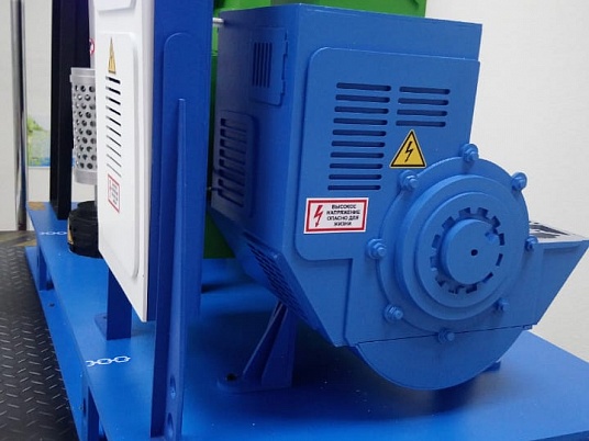 Макет дизельной электростанции