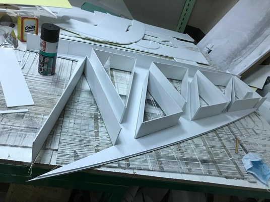 Замена вывесок. Изготовление, демонтаж, монтаж.