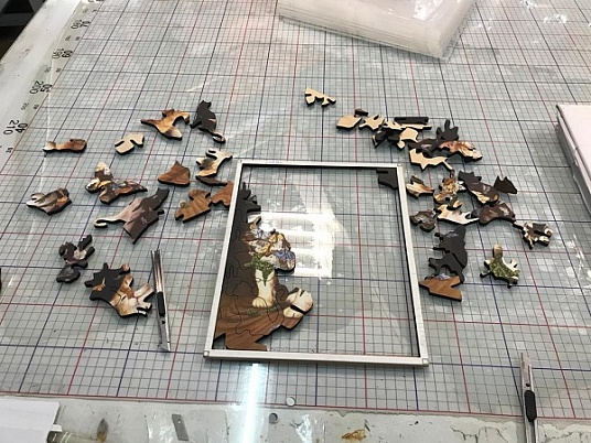 Изготовление пазлов