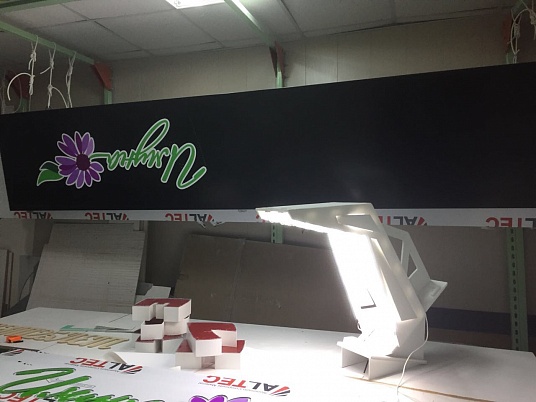 Изготовление вывески для аптеки "Имуна"