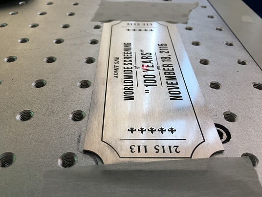 Гравировка на алюминии