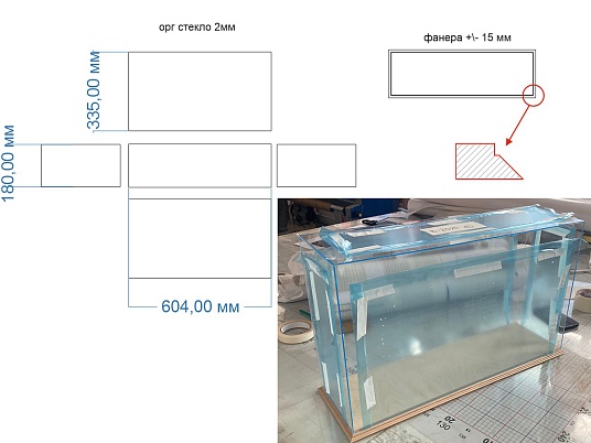 Короб из оргстекла