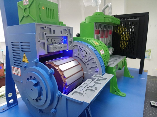 Макет дизельной электростанции