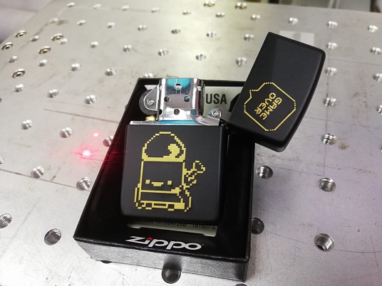 Гравировка на зажигалке